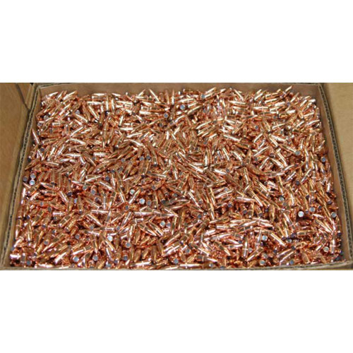 Hornady Traditional / FMJ Rifle Bullets .22 cal .224" 55 gr FMJ-BT With Cannelure (W/C) - 1000/ct