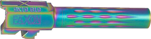 FLAME FLUTED NON THREADED CHAMFAXON FITS GLOCK 19 BARREL 9MM 