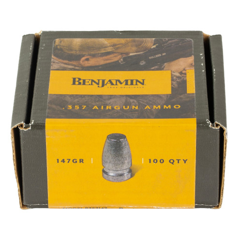 BENJAMIN .357CAL 147GR FLAT PNT PLLT