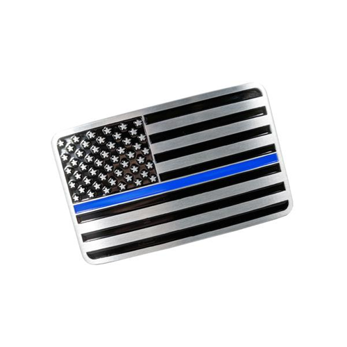 Belt Buckle - Thin Blue Line Flag