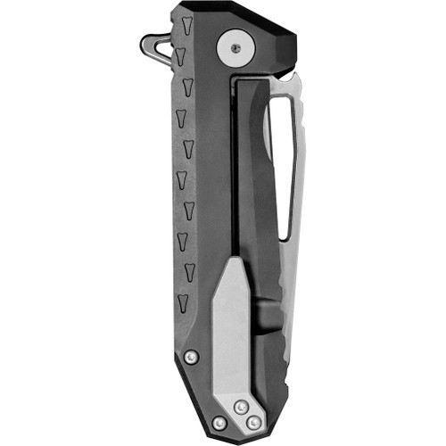 Southern Grind Penguin Folding Knife 3.5 in. Drop Point Satin w/ Black Titanium