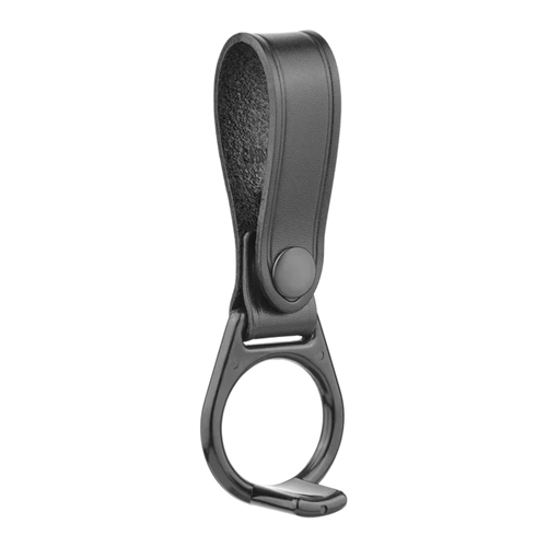 Plain Leather PR24 Holder with Black Plastic Ring