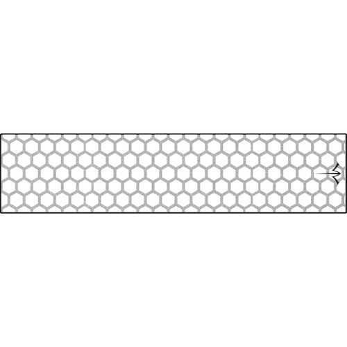White Water Archery Reflective Arrow Wraps Honeycomb White 5 in. x 1.125 in. 15 pk.