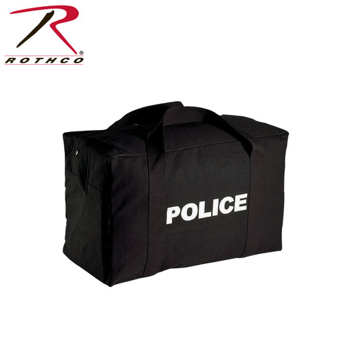 Rothco Large Canvas Police Gear Bag - Black