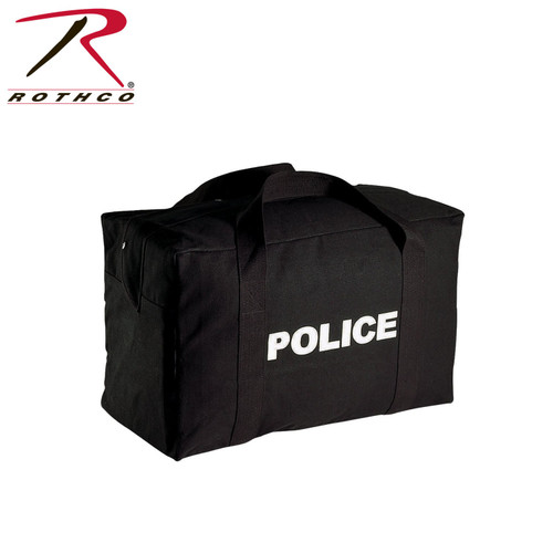 Rothco Large Canvas Police Gear Bag - Black