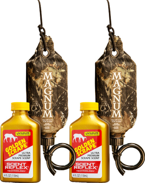 SCRAPE DRIPPER COMBO 2PKWRC DEER LURE GOLDEN SCRAPE/ 