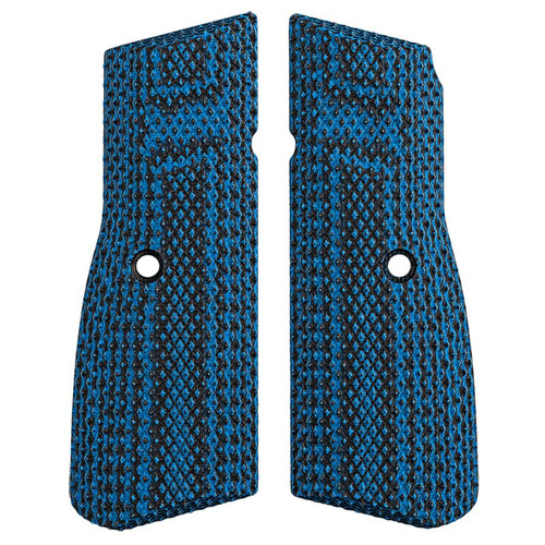 FN HIGH POWER G10 BLK/BLUE GRIPS