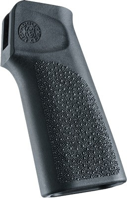GRIP NO FINGER GROOVES BLKHOGUE AR15 15 DEGREE VERTICAL 