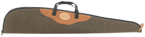 Hunter Carbine Gun Case 16" - 20" Barrel Brown Canvas with Suede