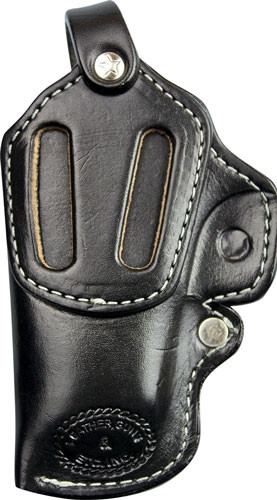 3.5"BBL. MODELS LEATHER BLACK<BOND ARMS BELT LOOP HOLSTER RH 