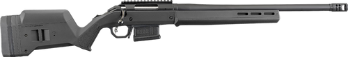 Sale Ruger 26931 American Hunter 308 Win 5+1 20" Matte Black Threaded Barrel, Matte Black Steel Receiver w/Picatinny Rail Receiver, Black Magpul Adjustable Hunter Synthetic Stock, Right Hand