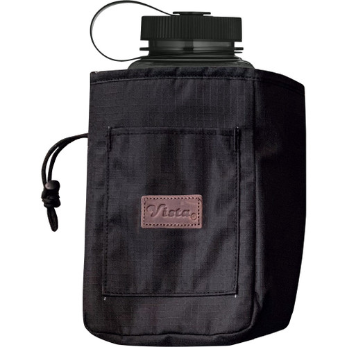 Vista Water Bottle Pouch Black