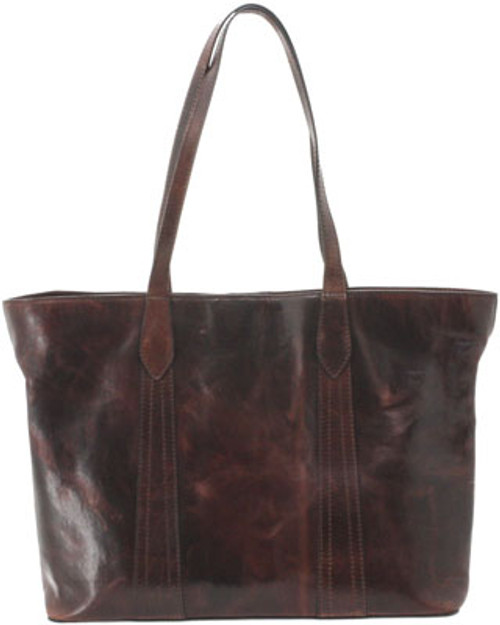 PURSE OPEN TOTE BROWN LEATHERCAMELEON GAIA CONCEAL CARRY 