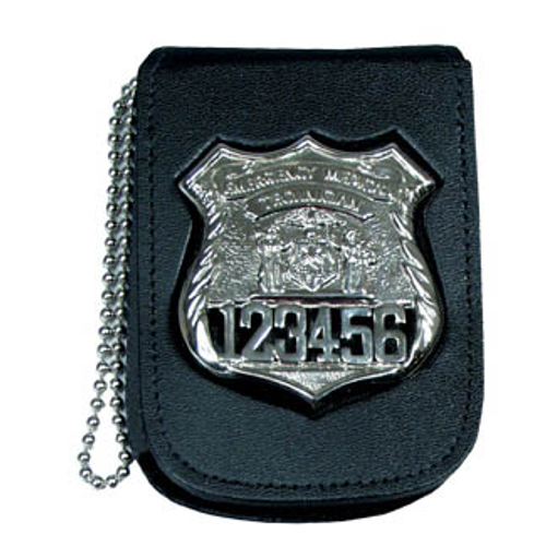 Magnetic Badge & ID Neck Holder w/ Chain - 2.75''x4.50''