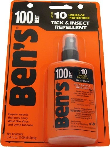 100% DEET 3.4OZ PUMP (CARDED)ARB BEN'S 100 INSECT REPELLENT 