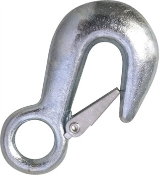 SS 4" UTILITY SNAP HOOK 2500# CAP.