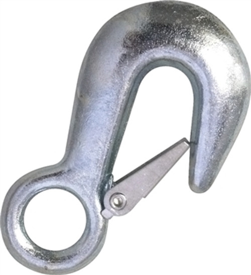 SS 4" UTILITY SNAP HOOK 2500# CAP.