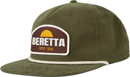 TRUCKER DARK GREENBERETTA CAP SUNSET ROPE 