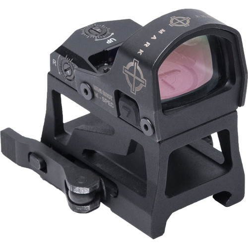 Sightmark Mini Shot M-Spec LQD Red Dot Sight 1x 3 MOA LP/AR Riser Fixed Mount