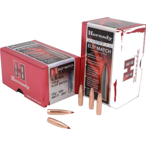 Hornady .264 inches 140 gr Polymer Tip Boat Tail Bullets 100 Count