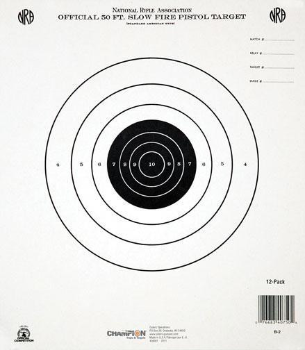 Champion Official NRA Targets GB-2 50' Slow Fire 12/Pack