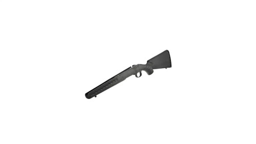 RUGER AMERICAN STOCK ASSEMBLY, L/A, BLK PLASTIC