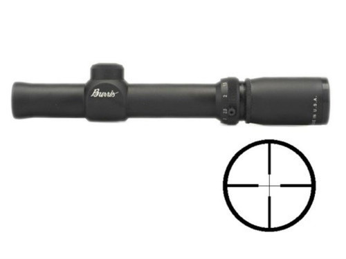 BLEMISHED Burris 1X-4X Compact Rifle Scope Plex Reticle Matte
