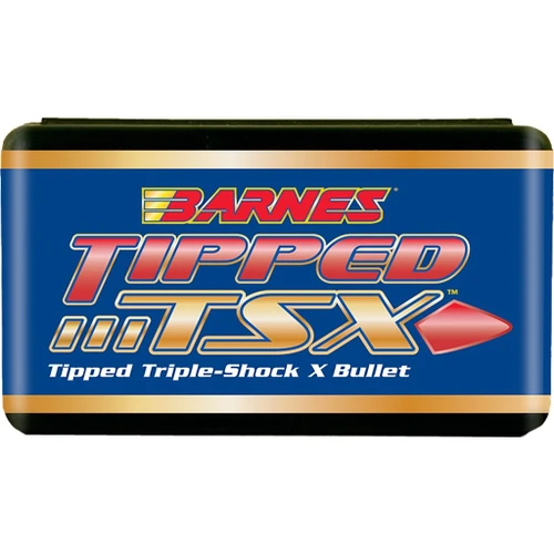 Barnes .22 Caliber 55gr Tipped Triple Shock X Boat Tail Bullets 50 Count