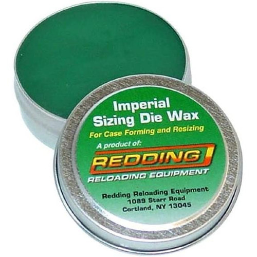 Redding Reloading Equipment Imperial Sizing Die Wax Green 2 oz Tin