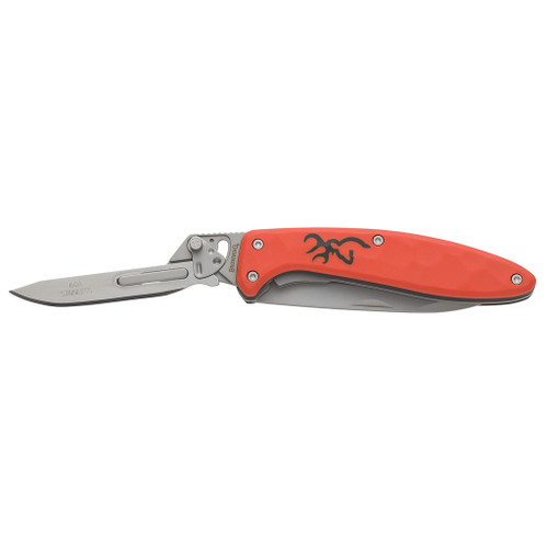 Browning Primal Scalpel 2 Blade Knife Orange Replacement
