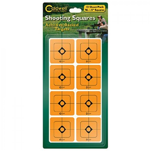 1 in Orange Shooting Squares, 12 sheets (216 ct)