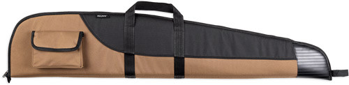 48" BLK W/ TAN ACCES POCKETBULLDOG SUPERIOR RIFLE CASE 