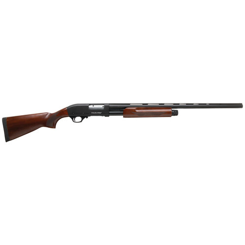 Charles Daly 301 Pump Shotgun 12ga 3" Chamber 4rd Capacity 28" Barrel Matte Walnut Stock
