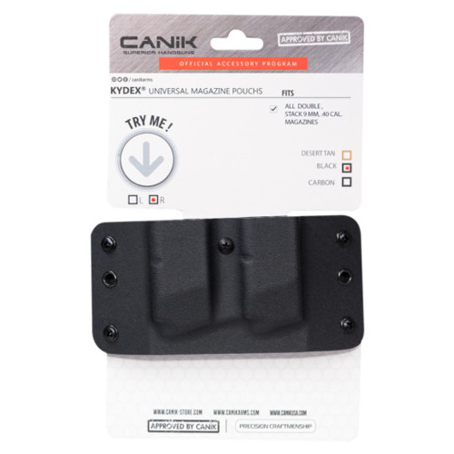 Canik Double Magazine Carrier Black for all Double STack 9mm/.40 Cal Magazines