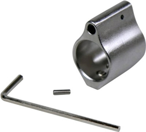.750 DIA STAINLESS STEELGUNTEC LOW PROFILE GAS BLOCK 