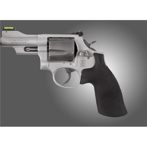 S&W K or L Frame Round Butt Rubber Conversion No Finger Grooves Monogrip