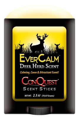 CALM DEER HERD 2.5OZ. STICKCONQUEST SCENTS DEER LURE EVER 
