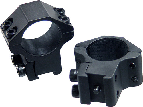 MEDIUM PROFILE 2PC 3/8 DOVETLUTG AIRGUN/RIMFIRE RINGS 1" 