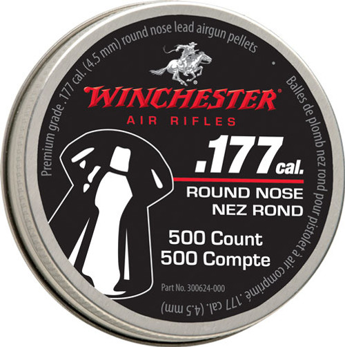 500 COUNT TIN 6 PACK CASEWINCHESTER 177 RN PELLET 