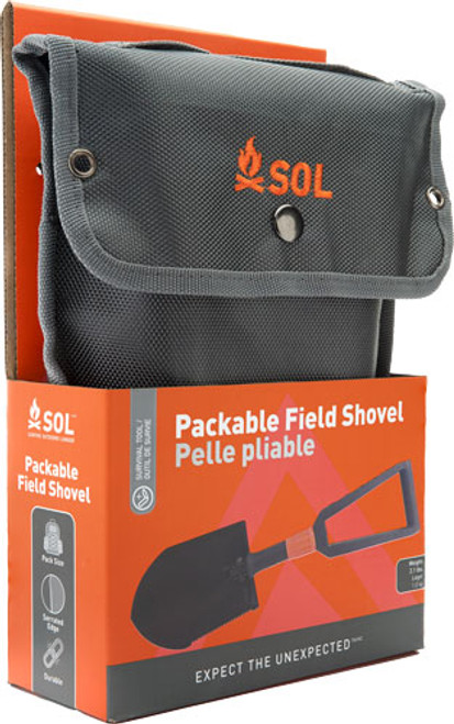 W/SAW AND PICK FEATURES 2LBARB SOL PACKABLE FIELD SHOVEL 
