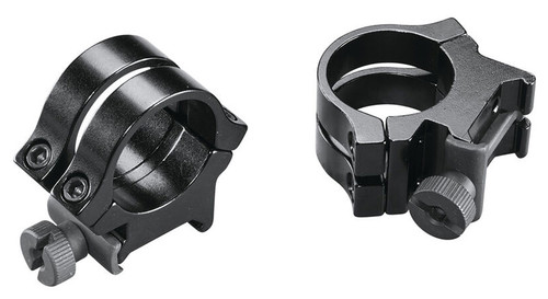 Quad Lock Rings 1" High Black