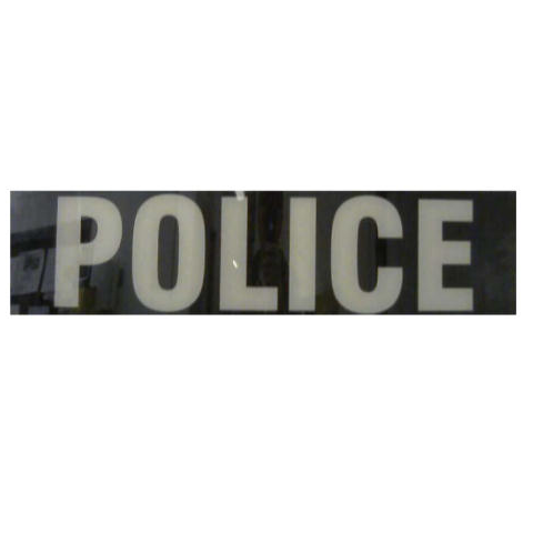 Shield ID Decal - Police 5'' x 23''
