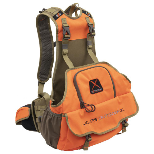 Alps Outdoorz Upland Game Vest X 2.0 Blaze Orange with Adjustable Belt
