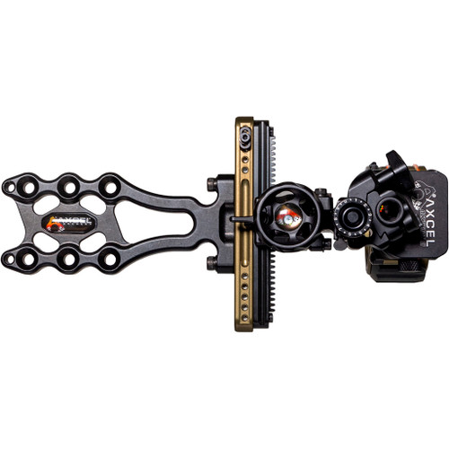 Axcel LANDSLYDE Slider Tactical Bowhunting Sight AccuStat II Micro 5 Pin .019
