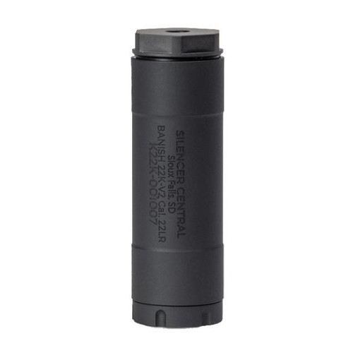 Banish 22K-V2 Direct Thread Suppressor .22 LR Titanium 1/2"x28 Black
