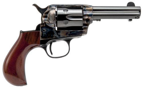 Cimarron CA980DC Lightning Dual Cylinder 9mm Luger 38 Special 6 Shot 3.50" Blued Steel Barrel, Blued Cylinder, Color Case Hardened Steel Frame, Wood Grip