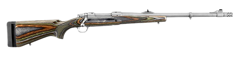 Ruger 67109 Hawkeye Predator 22 Creedmoor 20" Matte Stainless Threaded Barrel, Matte Stainless Steel Receiver, Green Mountain Fixed Laminate Stock