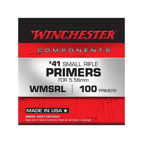 Winchester Ammo WMSRL Primers #41 Small Rifle 5.56x45mmNATO/1000Rds