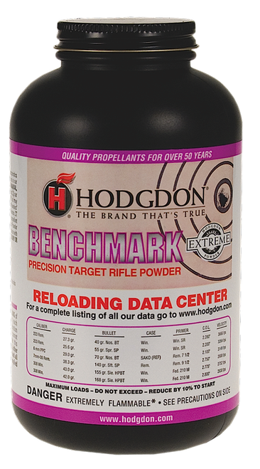 Hodgdon Benchmark Smokeless Rifle Powder 1 lb