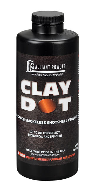 Alliant Powder CLAYDOT Shotshell Powder Clay Dot Shotgun 12 Gauge 1 lb